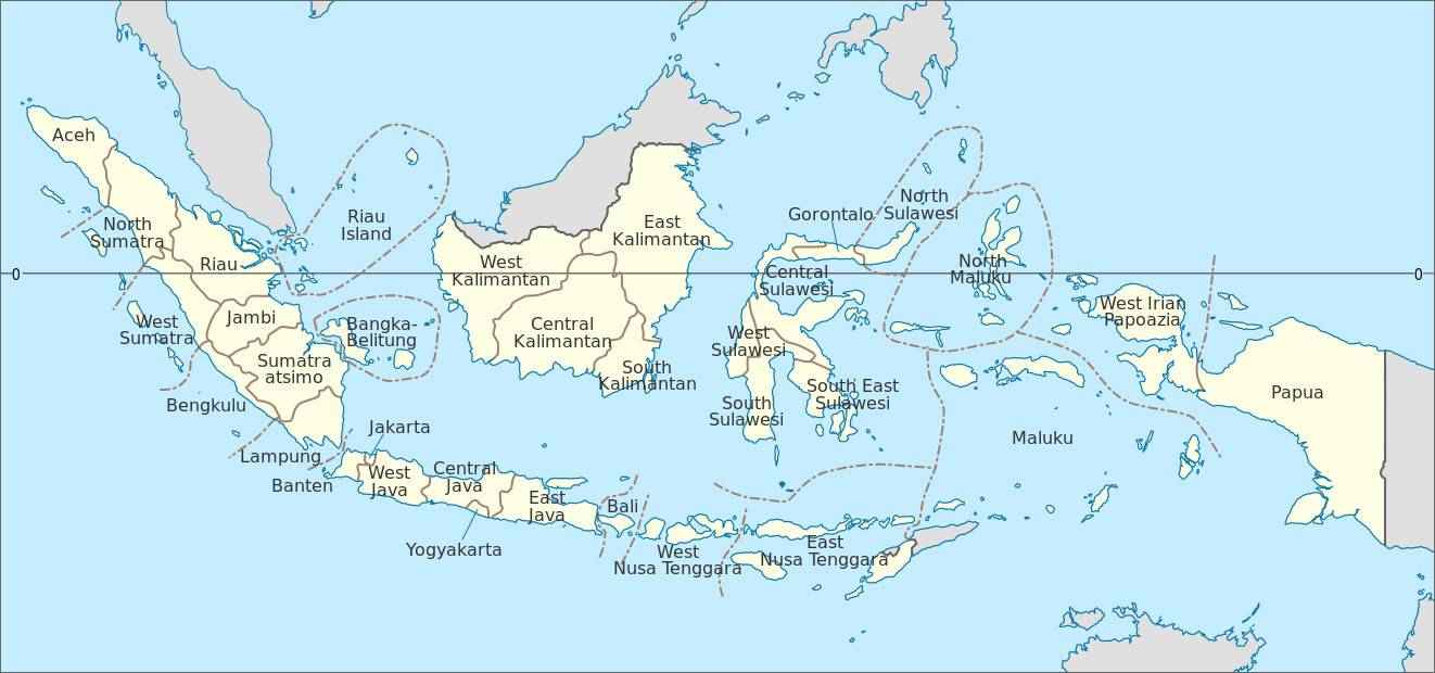 印尼是哪里(印度尼西亚地图)