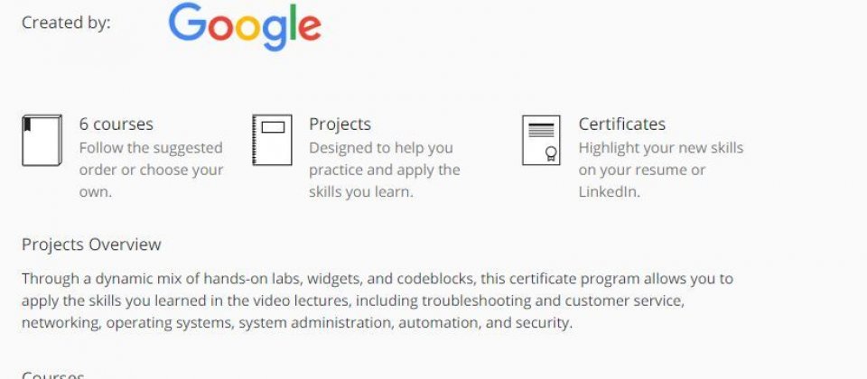 Google与Coursera联手推出专业认证专案8到12个月让素人变IT支援专家